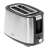 Adler AD 3214 2-slice toaster, silver and black, with bun warmer