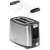 Adler AD 3214 2-slice toaster, silver and black, with bun warmer