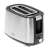 Adler AD 3214 2-slice toaster, silver and black, with bun warmer