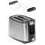 Adler AD 3214 2-slice toaster, silver and black, with bun warmer