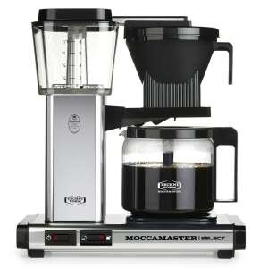 Moccamaster KBG Select Poliertes Silber Automatische Tropf Kaffeemaschine 1,25 L - Select
