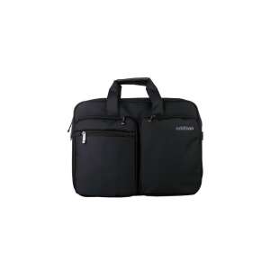 Addison Preston 15.6 inch laptop bag, black - Addison
