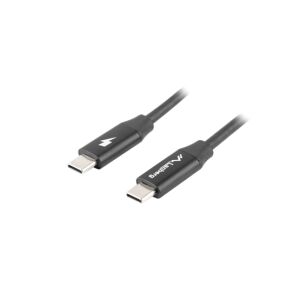 Lanberg USB-C - USB-A Kábel, 1.8m, Fekete - USB kábel