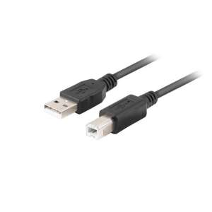 Kabel drukarki Lanberg USB A do USB B, 1 metr, czarny - Kabel USB