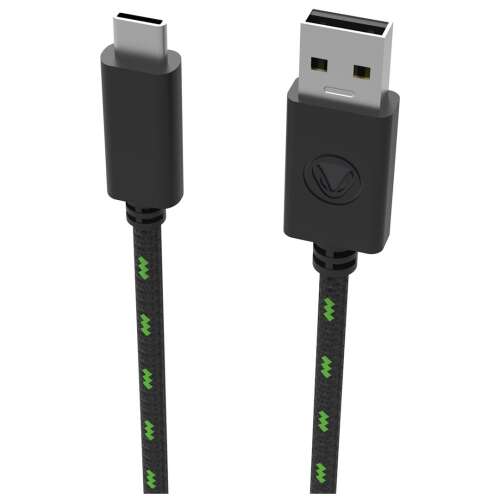 Snakebyte SB916274 3 méteres USB 2.0 kábel USB-C és USB-A csatlakozókkal, fekete és zöld