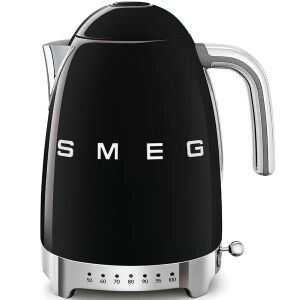 Smeg KLF04BLEU Čierna Rýchlovarná kanvica - 1.7L Kapacita - Varné kanvice, Sendvičovače, Stolné mixéry, Hriankovače a Odšťavovače a lisy