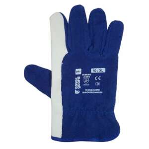 Cover Guard Eurostrong 820 kék munkakesztyű fehér bőr tenyérrel, 10/XL méret - Munkavédelmi kesztyű