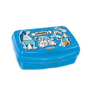 Ars Una Wheelz Lunchbox mit Tierprint, blau, für Kinder - Füttern