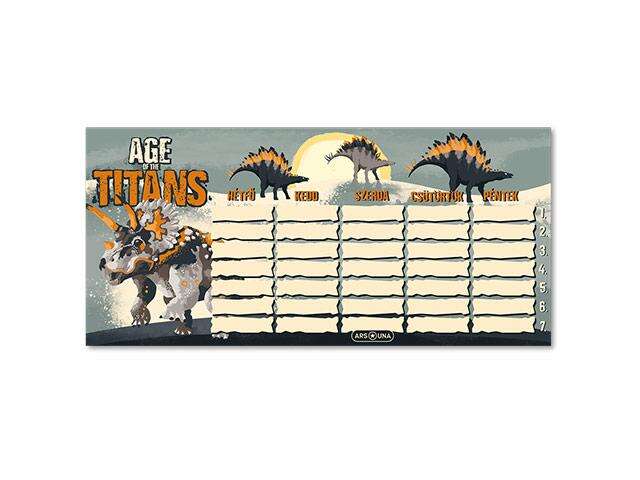Ars Una: Age of the Titans o foaie, orar de două pagini