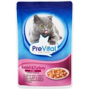 Prevital macskaeledel, nyúl és pulyka zselében, 100g tasak - PreVital
