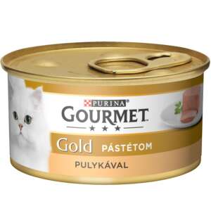 PURINA Gourmet Gold Mousse mit Truthahn - Nassfutter für Katzen - 85 g 63684074 - Gourmet