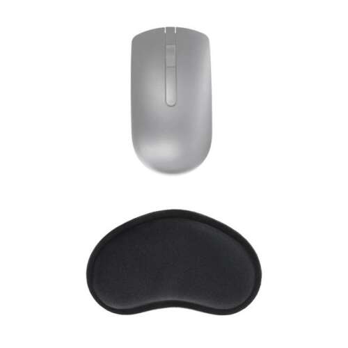 Ergonomic wrist rest for computer mouse, black, 130x78x25mm