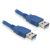 Blue Delock USB 3.0 A-Male to A-Male Cable