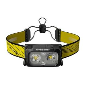Nitecore NU25 NEW újratölthető fejlámpa, 400 lumen, sárga fejpánt - Nitecore