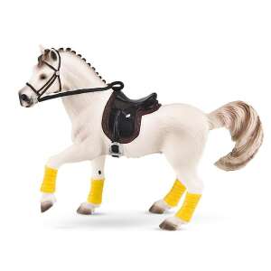Bullyland 62677 Arab Mare, white horse figurine with saddle and bridle, 14cm - Bullyland