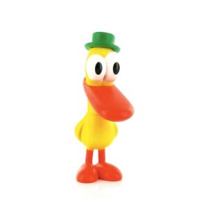 Comansi Pocoyo Pato Figurka - 7 cm, Figurka kaczora Pato z zielonym kapeluszem - Comansi
