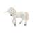 Bullyland 75519 Unikornis, white unicorn figurine with pink mane and tail, mythical creature, fantasy toy