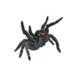 Bullyland Sydney Funnel-Web Spider, black and red, detailed plastic toy figure - Bullyland
