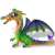 Bullyland two-headed green dragon figure