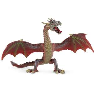 Bullyland 75591 Fliegender Drache Figur, rot-braun - Bullyland