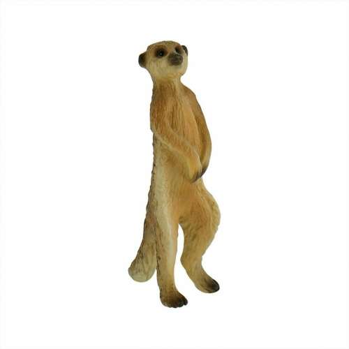 Bullyland 64453 Meerkat Figure, realistic hand-painted animal figurine for kids and collectors