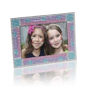 Melissa & Doug Press-On Rhinestones Frame, a finished picture frame with colorful rhinestones - Melissa & Doug