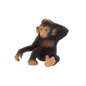 Bullyland 63686 Chimpanzee Baby Figurine, hand-painted, realistic, detailed, 8 cm - Bullyland