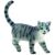 Bullyland Karthauzi Cat Figurine - 6.5 cm, gray cat toy figure