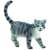 Bullyland Karthauzi cat figurine, Minka, grey and white cat toy, hand-painted, realistic detail