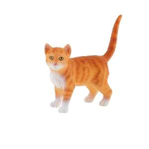 Bullyland 66371 American Shorthair Cat Francis figurine, orange and white cat toy - Bullyland