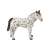 Bullyland Knabstrupper Stallion, a detailed and hand-painted toy figure of a spotted horse breed