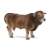 Bullyland Alpesi bika, Peter, brown bull figurine, farm animal toy