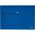 Leitz Recycle A4 blue document folder with snap closure