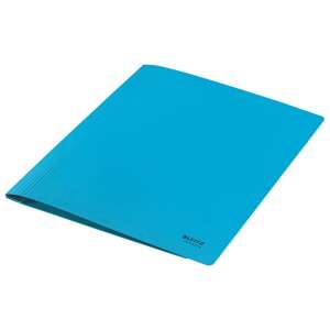 Leitz Recycle A4 cardboard folder in blue, angled view - Leitz File folder