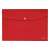 Leitz Recycle A4 crvena plastična mapa za dokumente s kopčanjem