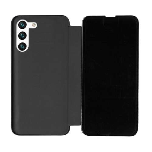 Black Smart Clear View flip case for Samsung Galaxy S23