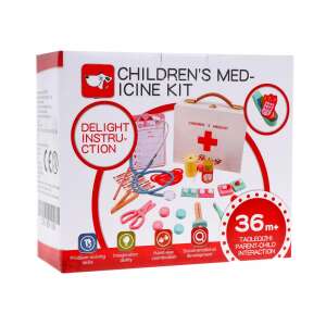 Kinder Medizin Set Box, hölzernes Doktorspielset für Kinder - Ramiz