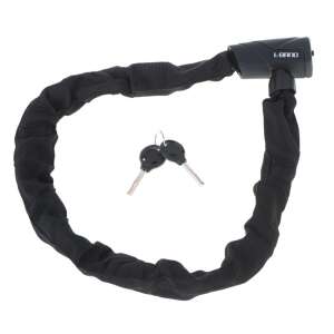L-Brno KX5057 90cm black chain lock with keys - L-BRNO