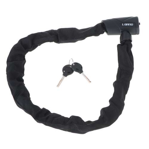 L-Brno KX5057 90cm black chain lock with keys