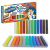 Bambino Classic 12-color modeling clay set with glitter, unpackaged and packaged
