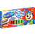Bambino Plastelina 12 pack modeling clay with 2 glitter colors, packaging with panda