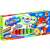 Bambino Plastelina 12 pack modeling clay with 2 glitter colors, packaging with fox