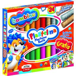 Bambino Classic 24db-os színes gyurma készlet, Többszínű