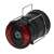 KX4992 3in1 camping lantern, black, back view showing red LED light