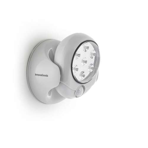 LED Lampa so snímačom pohybu Lumact 360º InnovaGoods Sivá (Obnovené B) 63772433
