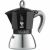 Close-up of Bialetti Moka Induction stovetop espresso maker