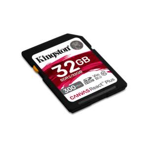 Kingston Canvas React Plus 32 GB SD UHS-II Class 10 memóriakártya 63775028 