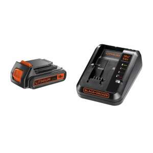 Black & Decker BDC2A20-QW Set încărcător și baterie de pornire, negru 63775410 Baterii și încărcătoare pentru unelte