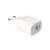 Avax Speedy 20W Fast Charger white, angled view