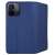 Husa Xiaomi Redmi 12C, flip, albastru închis, cu închidere magnetică și suport pentru carduri